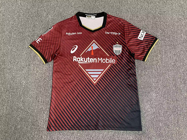 23-24 Season Vissel Kobe Home Red Color Football Jersey